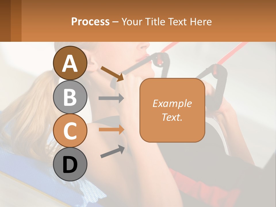 Elderly Caucasian Water PowerPoint Template