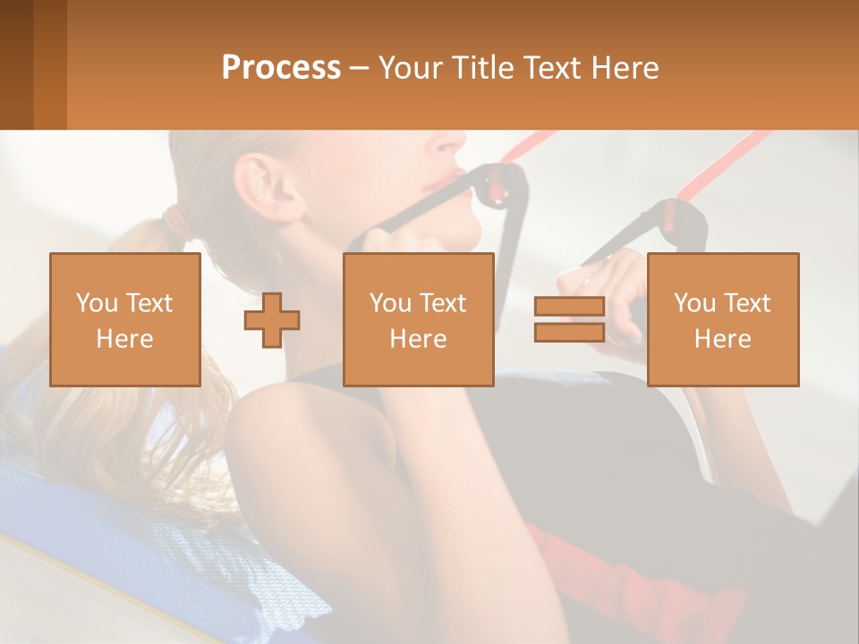 Elderly Caucasian Water PowerPoint Template