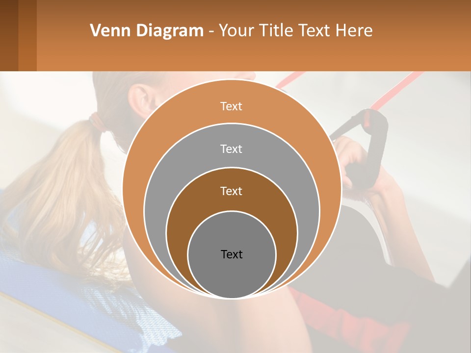 Elderly Caucasian Water PowerPoint Template