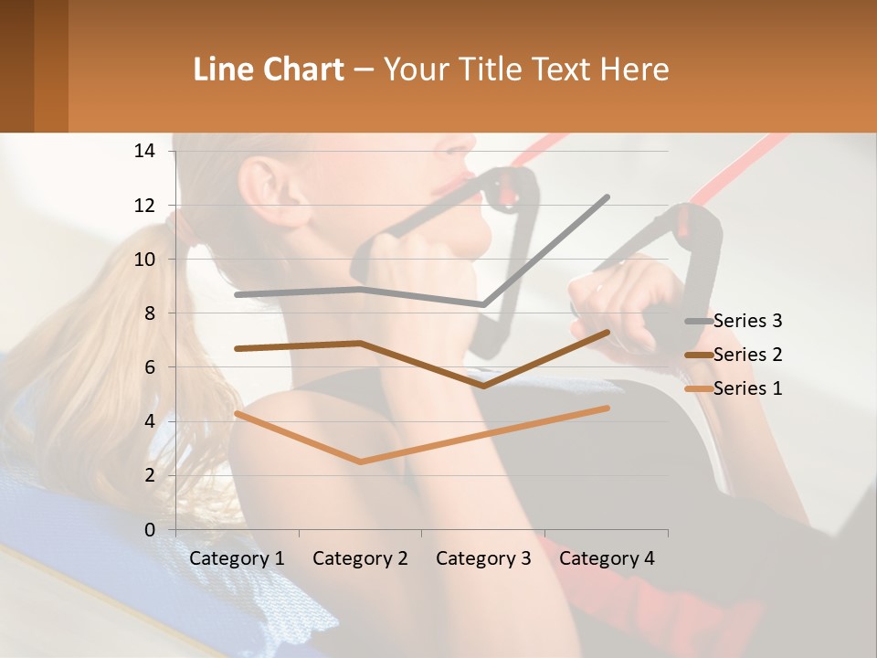 Elderly Caucasian Water PowerPoint Template