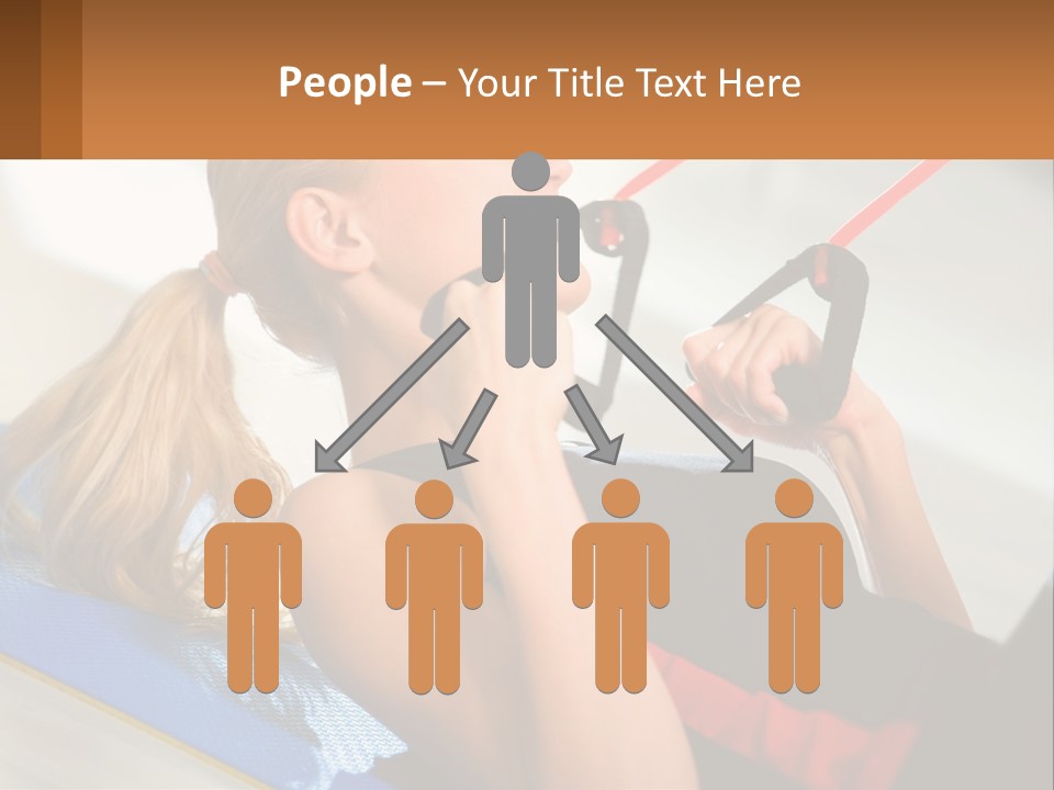 Elderly Caucasian Water PowerPoint Template