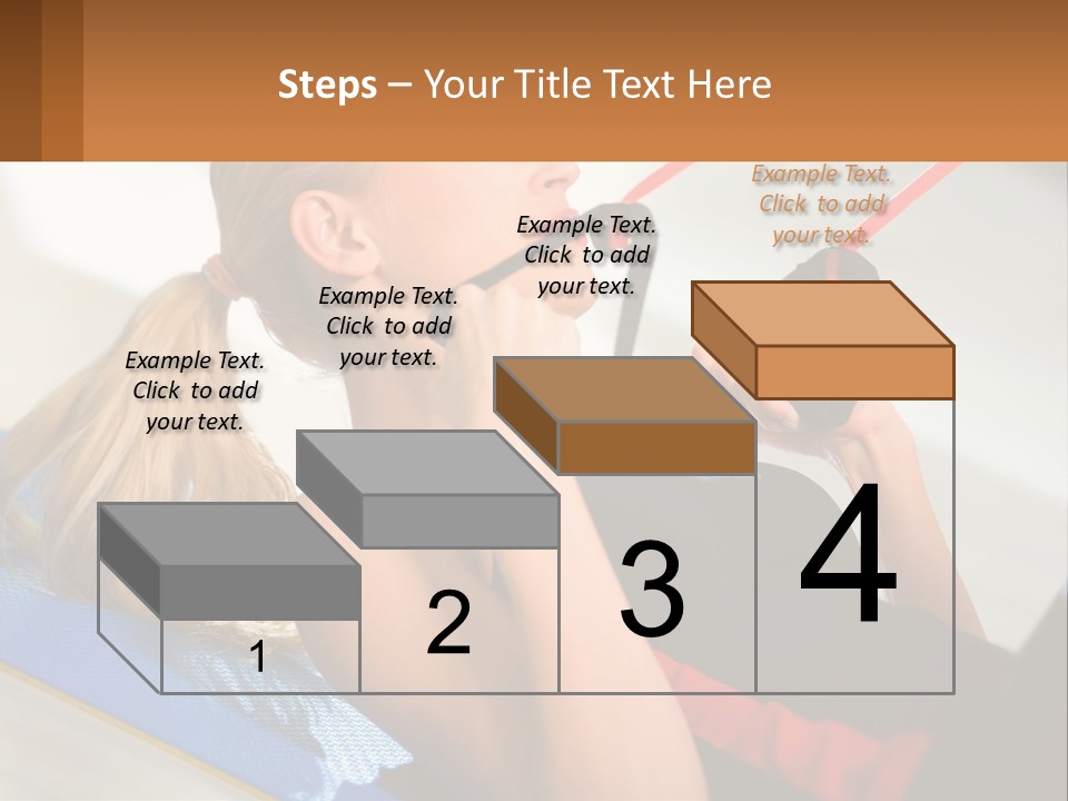 Elderly Caucasian Water PowerPoint Template