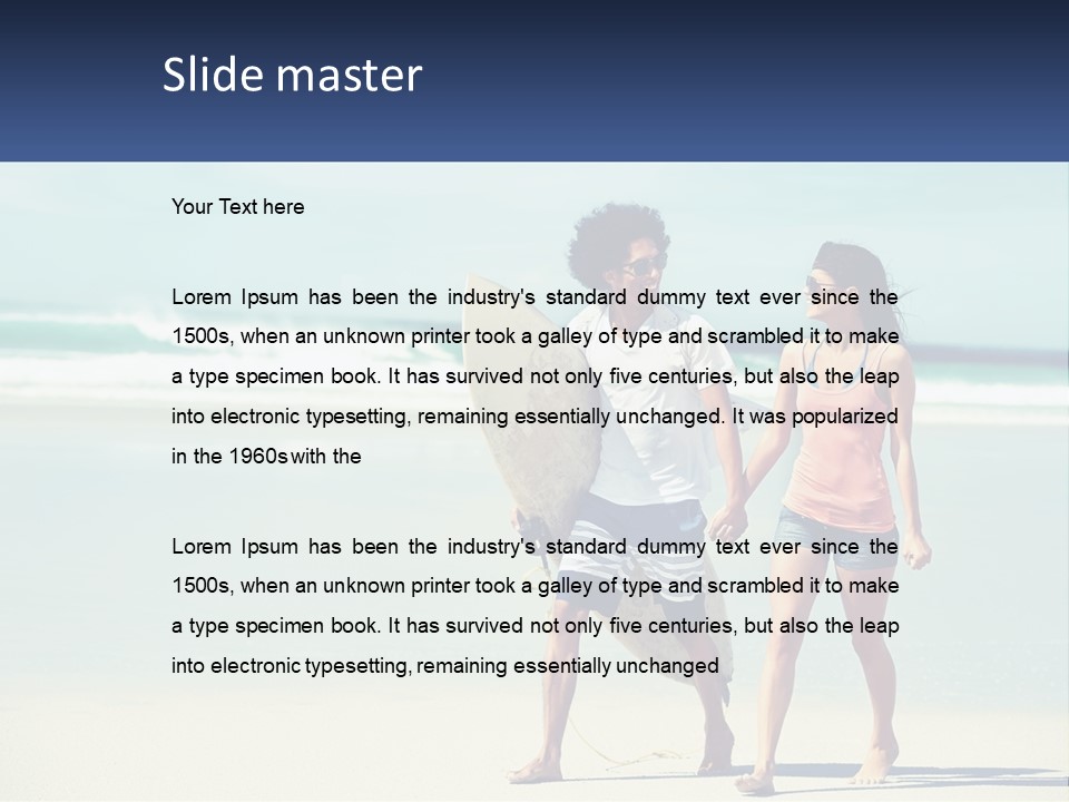 Coastal Old Standing PowerPoint Template