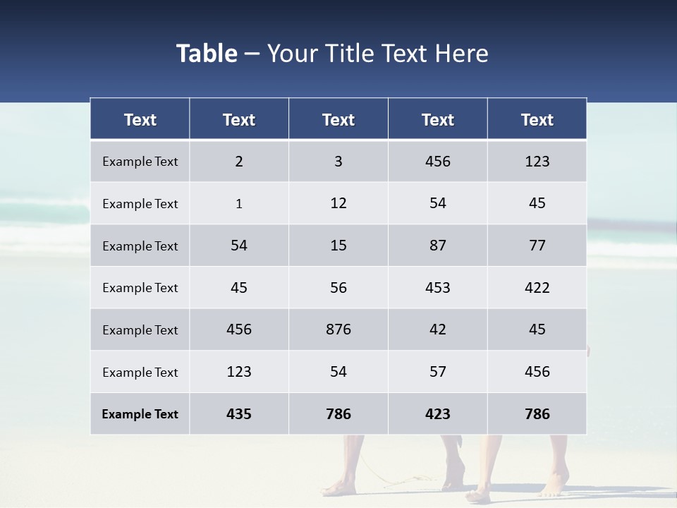 Coastal Old Standing PowerPoint Template