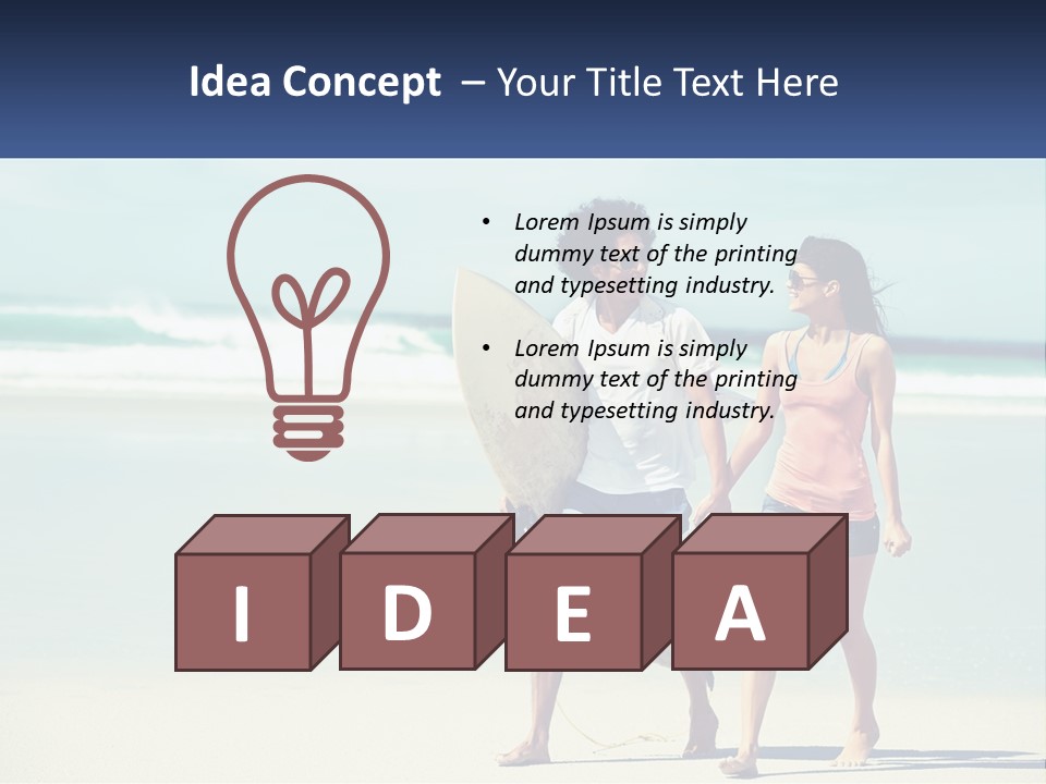 Coastal Old Standing PowerPoint Template