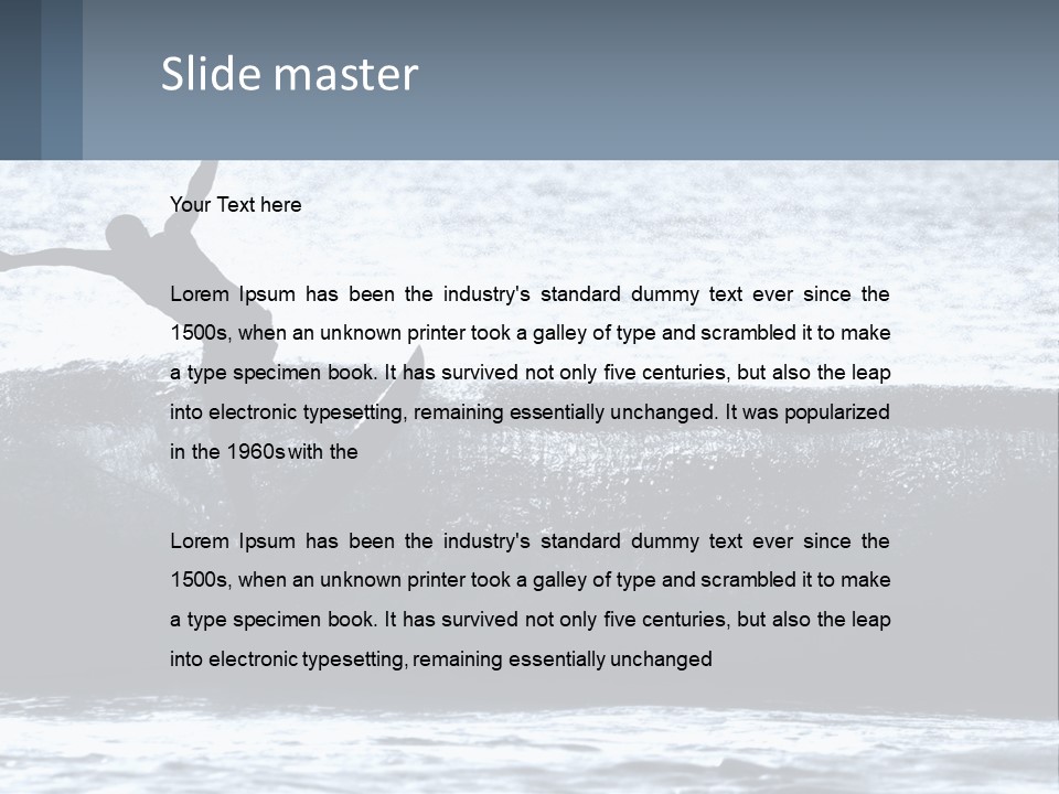 Old White Beach PowerPoint Template
