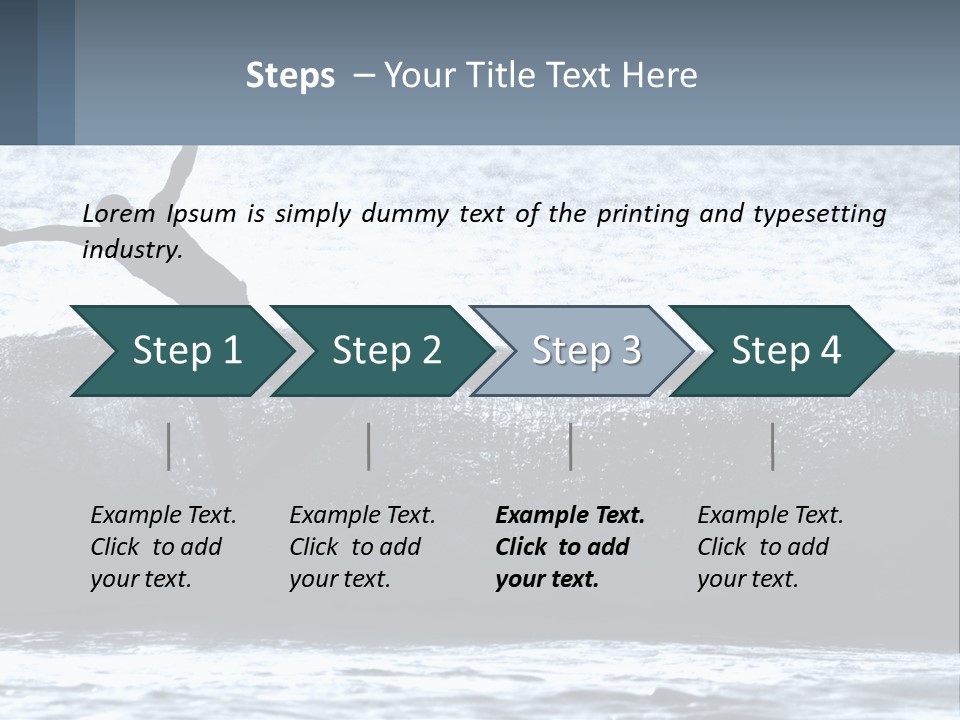 Old White Beach PowerPoint Template