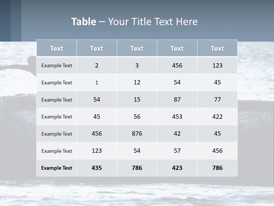 Old White Beach PowerPoint Template