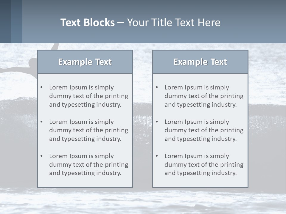 Old White Beach PowerPoint Template
