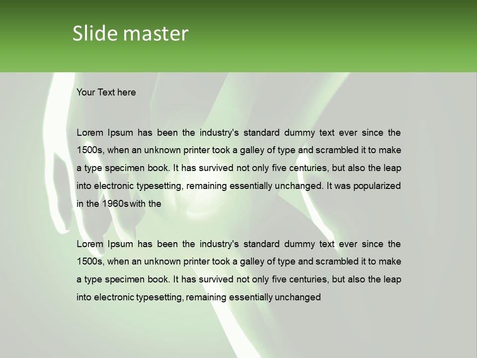 Lifestyle Pensioner Sand PowerPoint Template