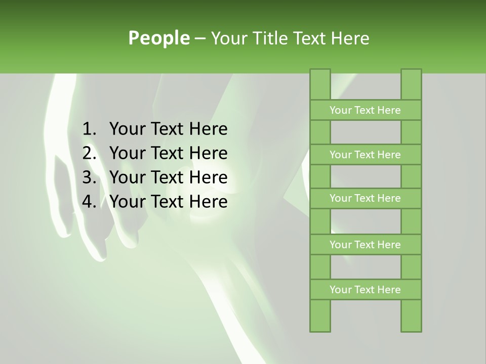 Lifestyle Pensioner Sand PowerPoint Template