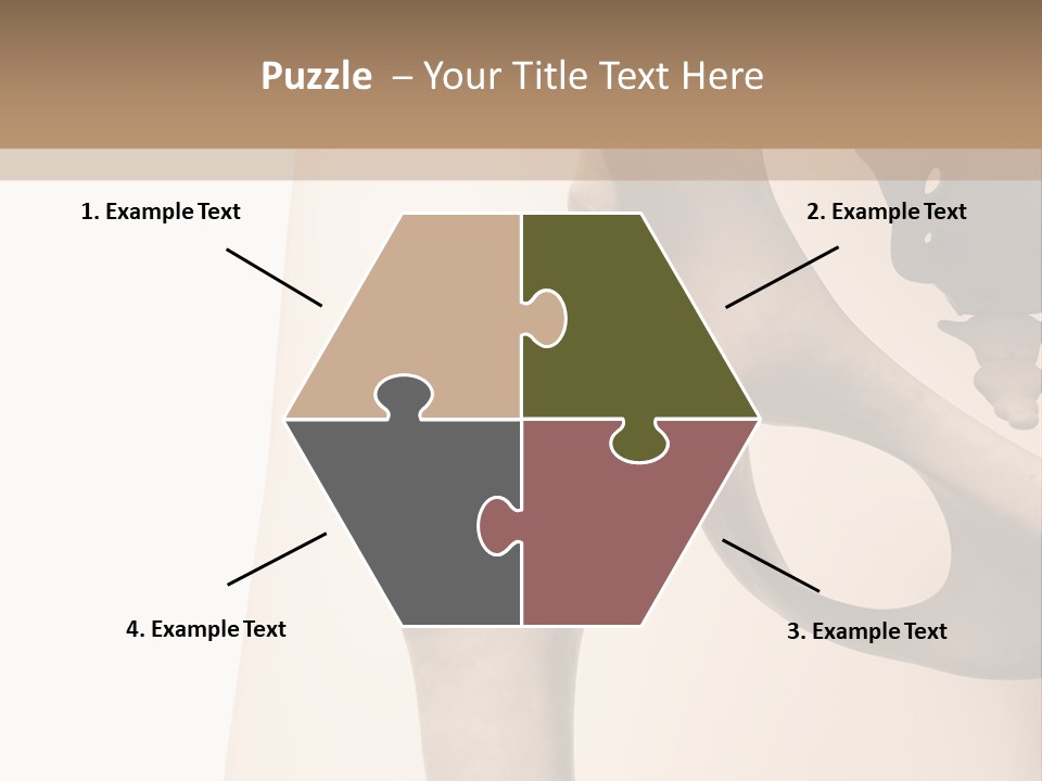 Family Sea Single PowerPoint Template