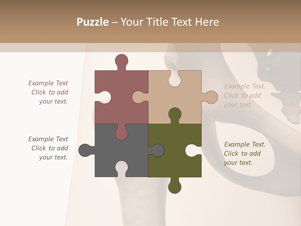 Family Sea Single PowerPoint Template