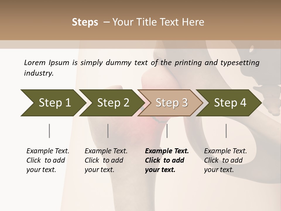 Family Sea Single PowerPoint Template