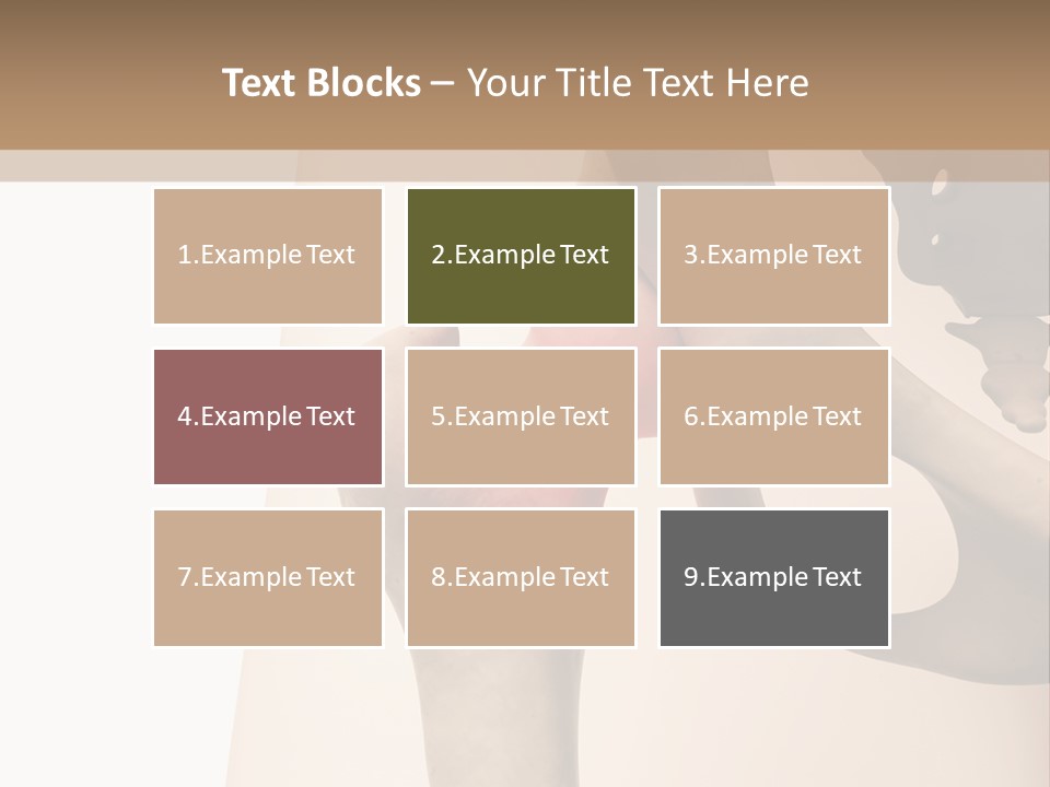 Family Sea Single PowerPoint Template