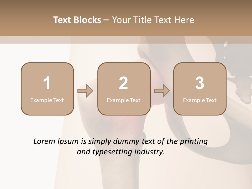 Family Sea Single PowerPoint Template