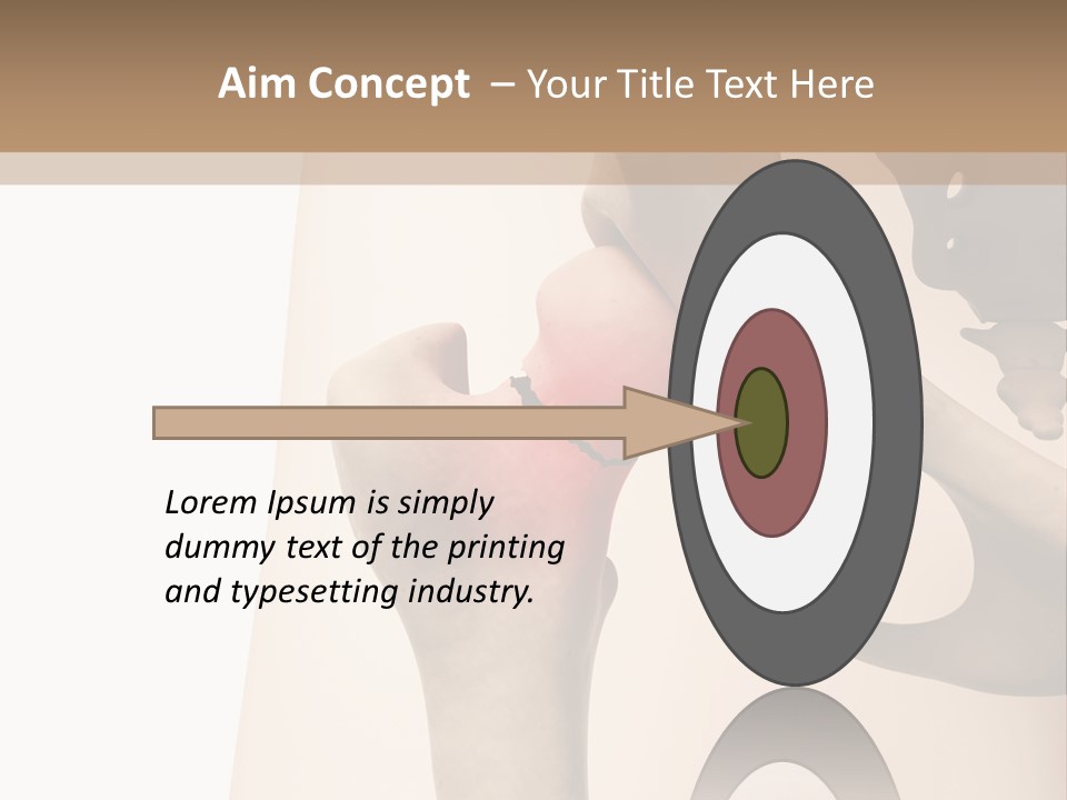 Family Sea Single PowerPoint Template