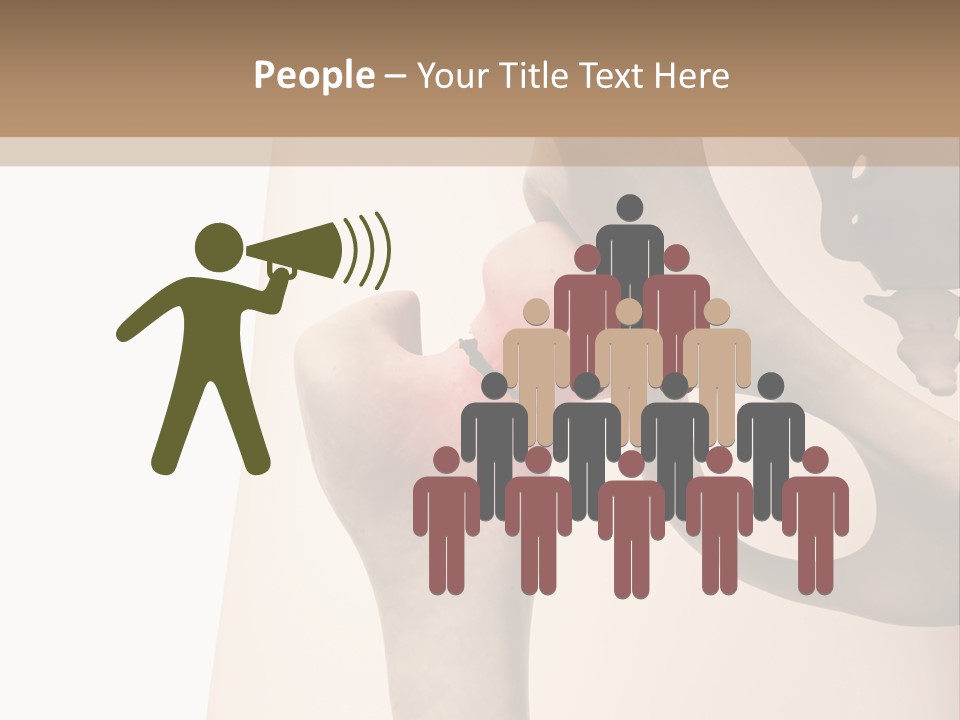 Family Sea Single PowerPoint Template