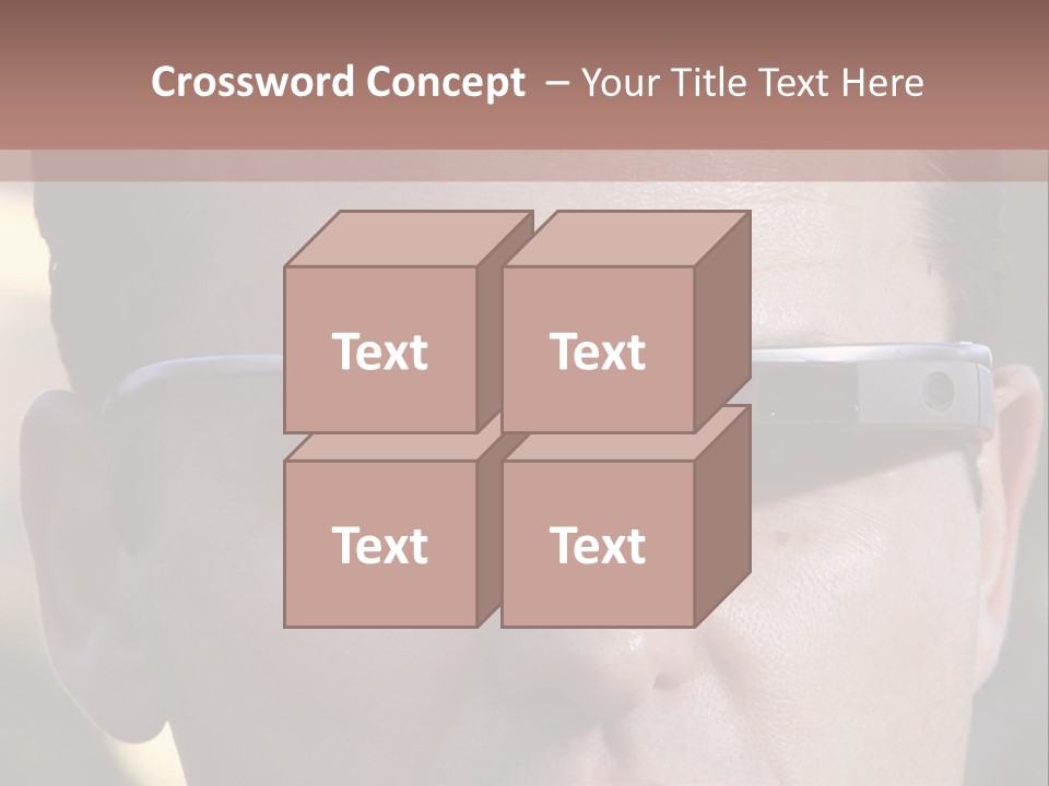 White Lifestyle Elderly PowerPoint Template