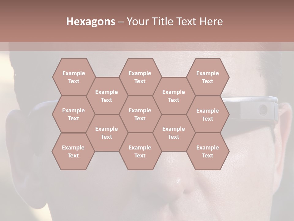 White Lifestyle Elderly PowerPoint Template