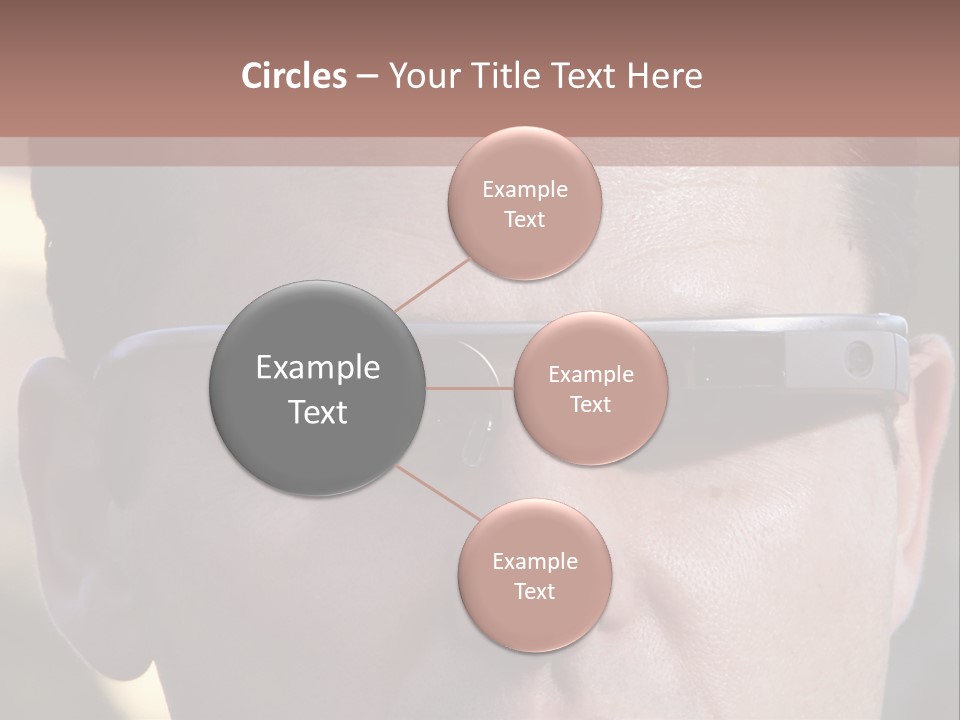 White Lifestyle Elderly PowerPoint Template