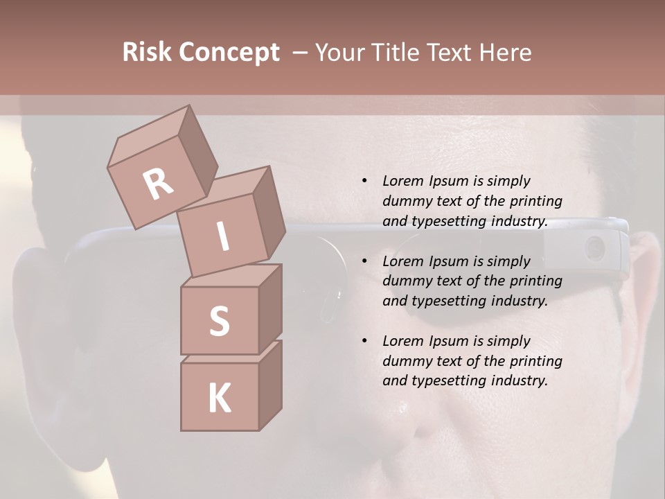 White Lifestyle Elderly PowerPoint Template