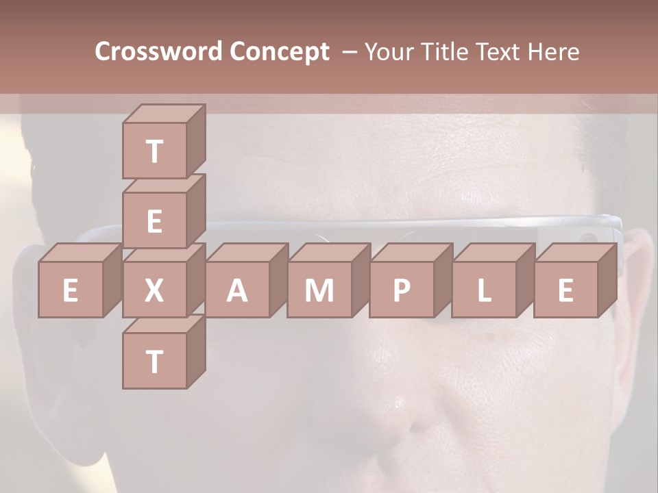 White Lifestyle Elderly PowerPoint Template