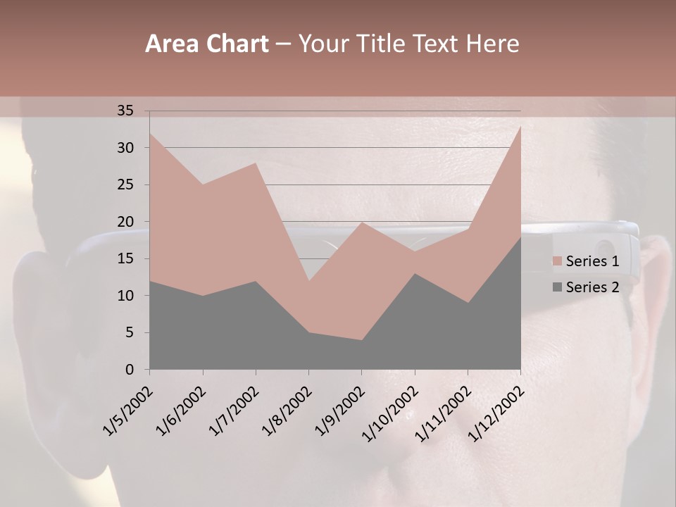 White Lifestyle Elderly PowerPoint Template