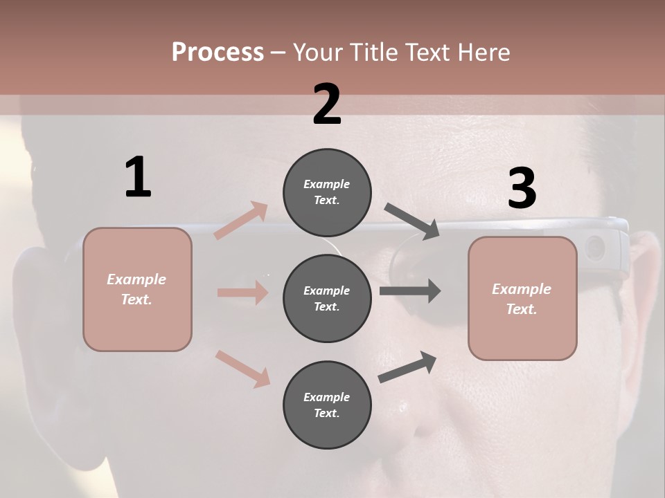 White Lifestyle Elderly PowerPoint Template