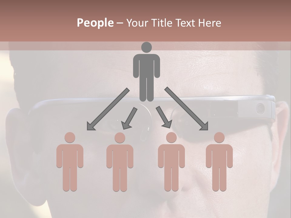 White Lifestyle Elderly PowerPoint Template