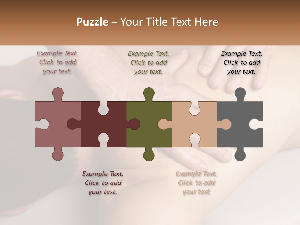 White Sad Older PowerPoint Template