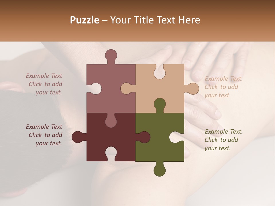 White Sad Older PowerPoint Template