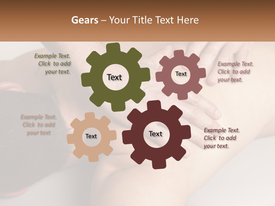 White Sad Older PowerPoint Template