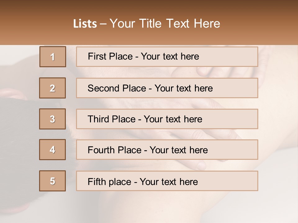 White Sad Older PowerPoint Template