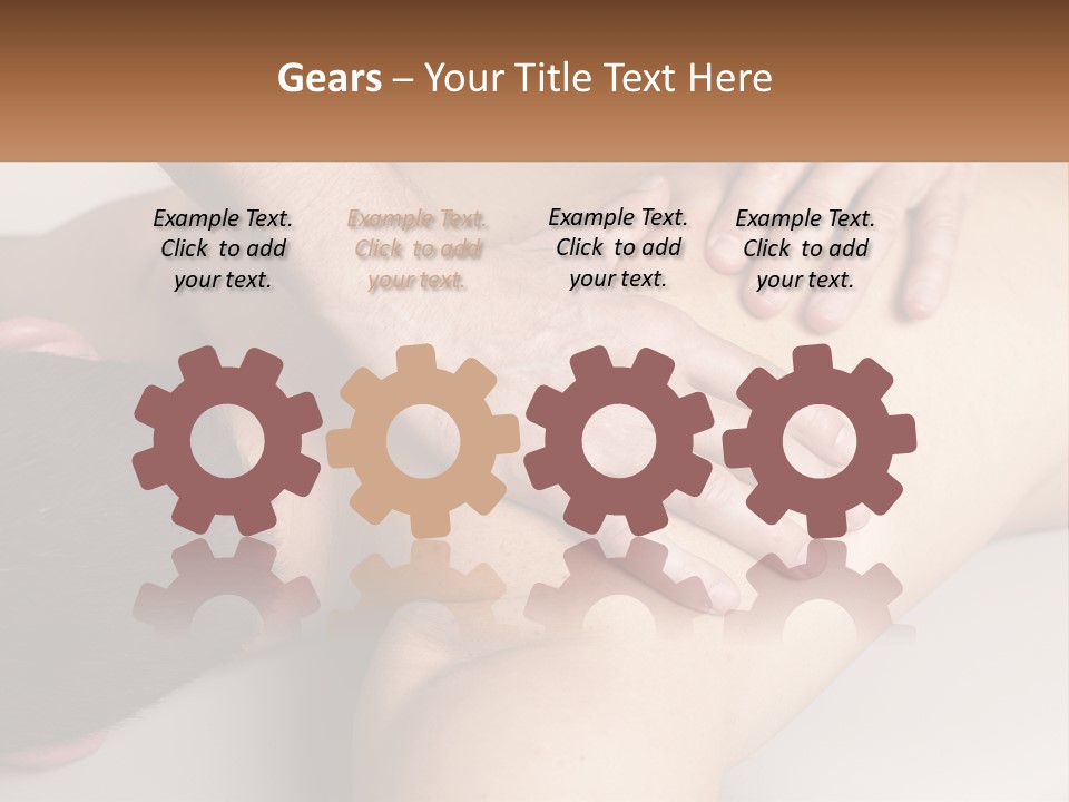 White Sad Older PowerPoint Template