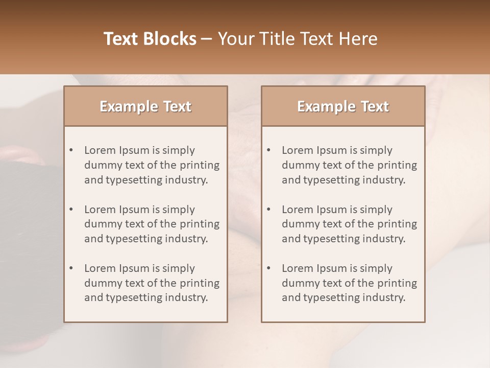 White Sad Older PowerPoint Template