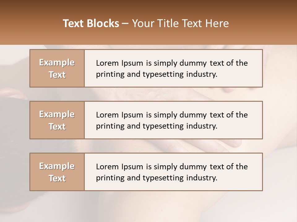 White Sad Older PowerPoint Template