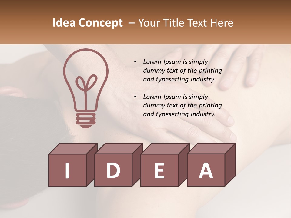 White Sad Older PowerPoint Template