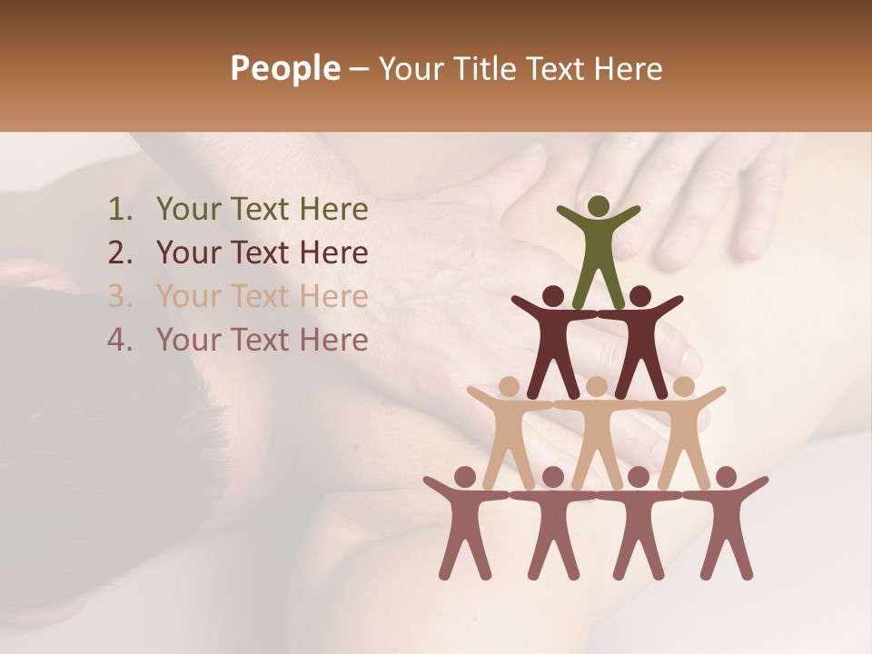 White Sad Older PowerPoint Template