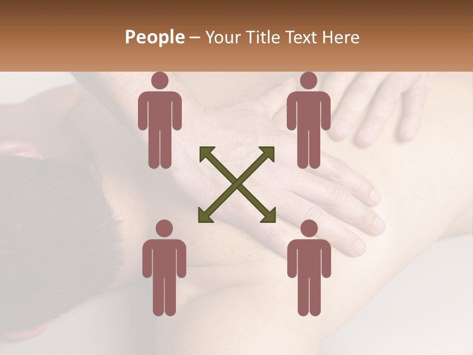 White Sad Older PowerPoint Template