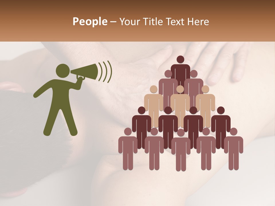 White Sad Older PowerPoint Template