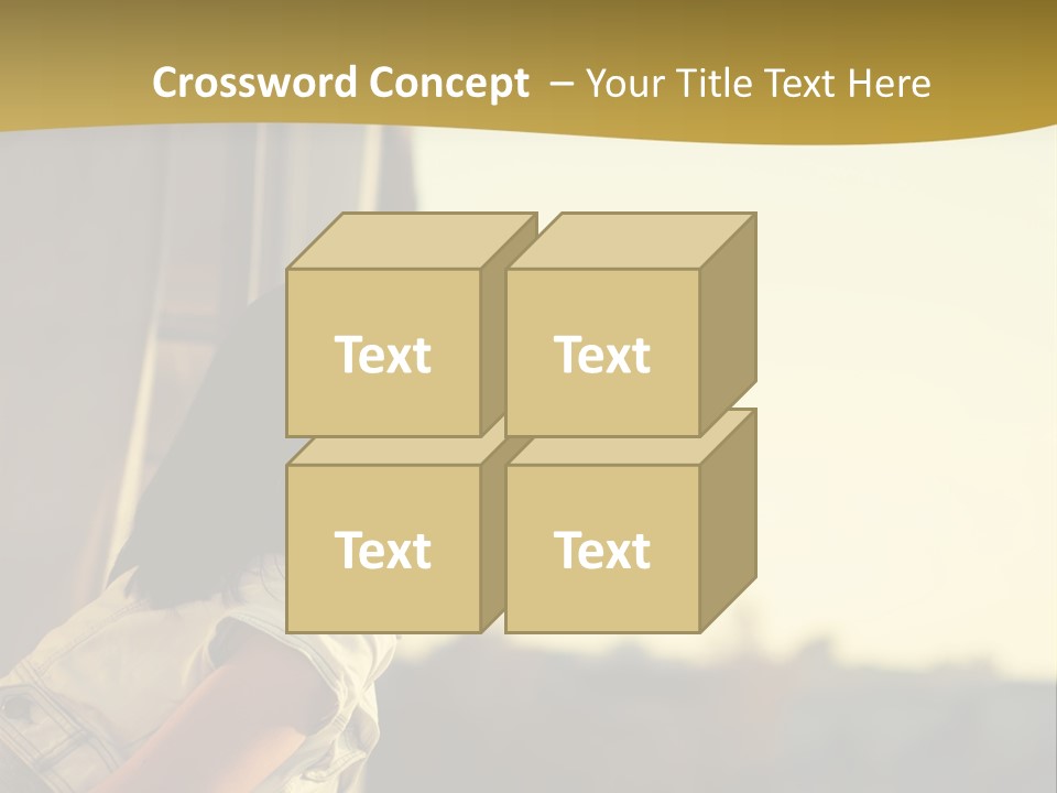 Sea White Sand PowerPoint Template