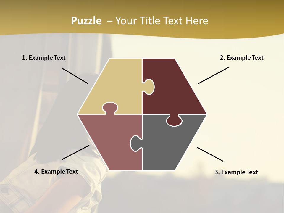 Sea White Sand PowerPoint Template