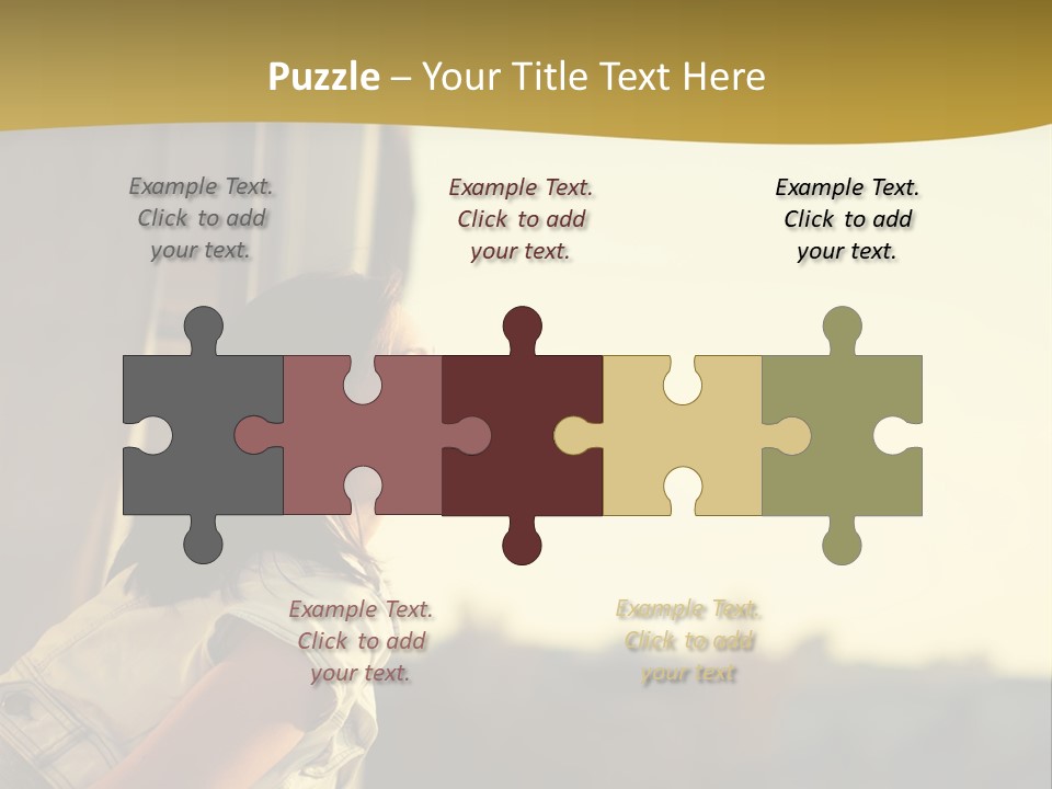 Sea White Sand PowerPoint Template