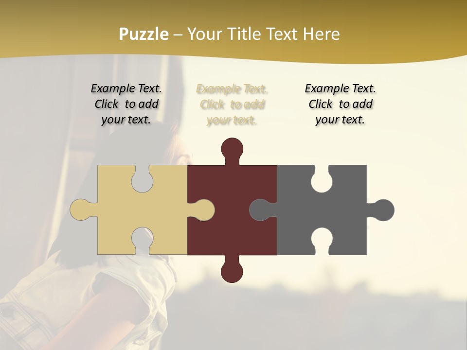 Sea White Sand PowerPoint Template