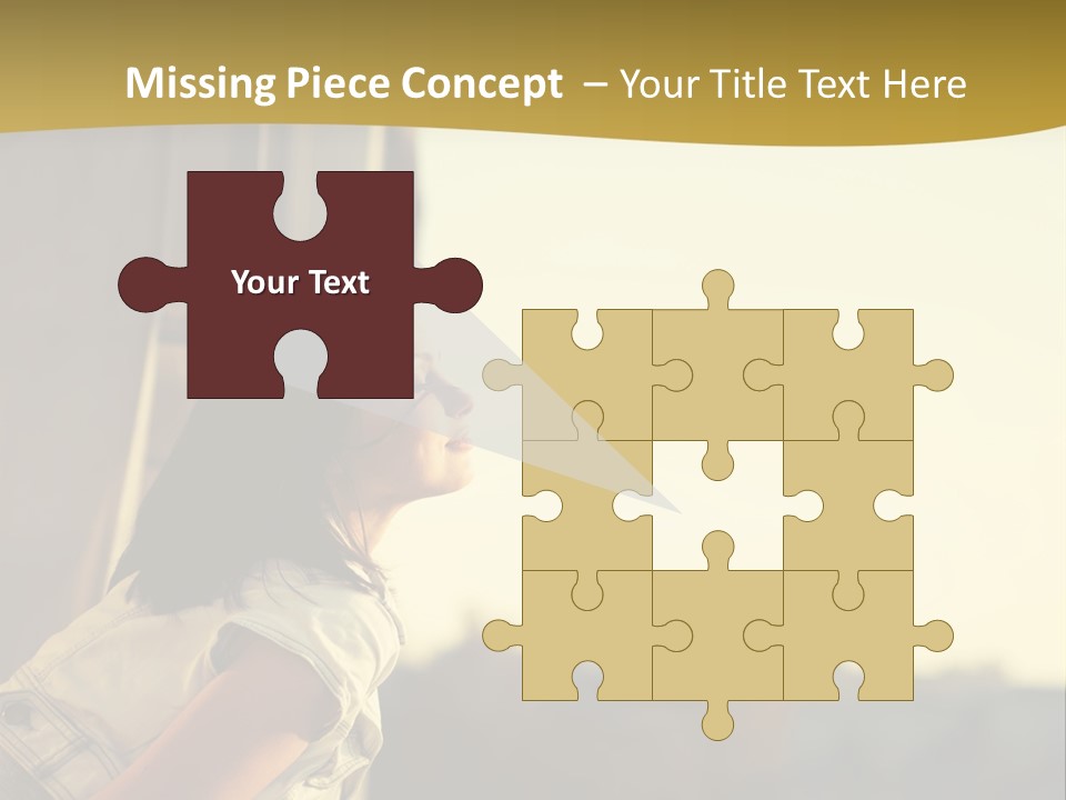 Sea White Sand PowerPoint Template