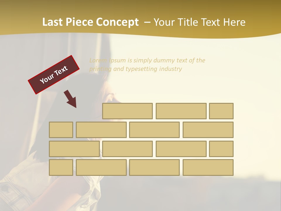 Sea White Sand PowerPoint Template