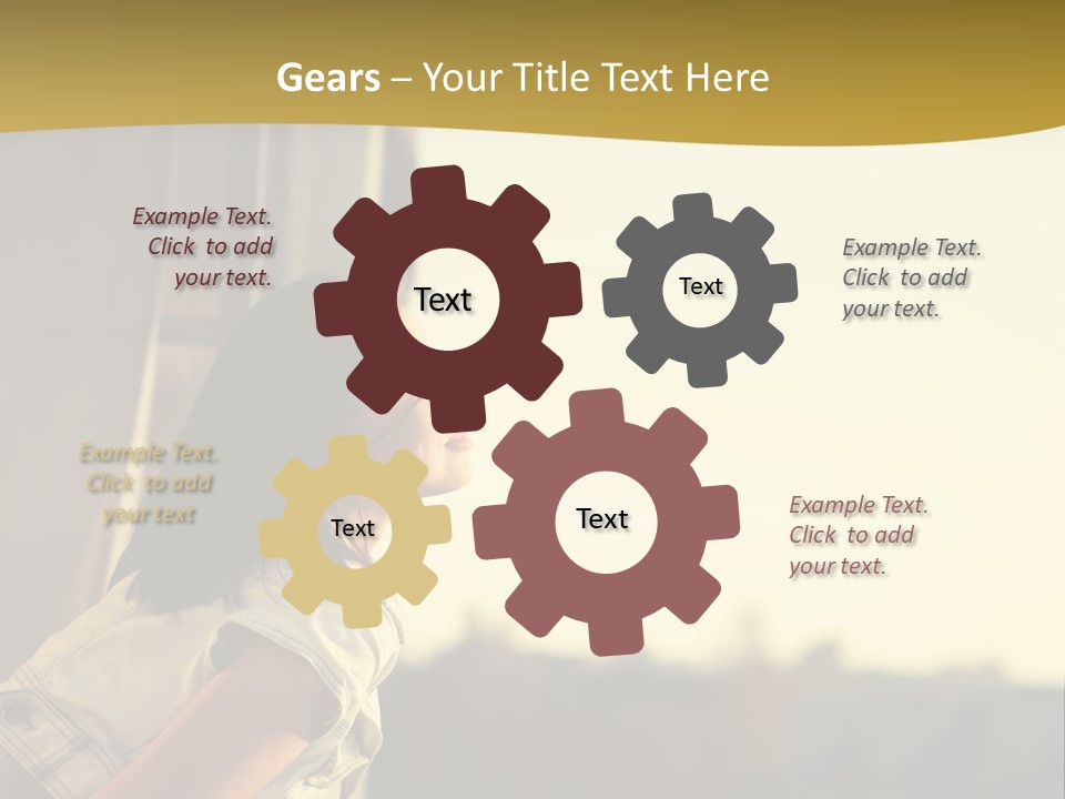 Sea White Sand PowerPoint Template