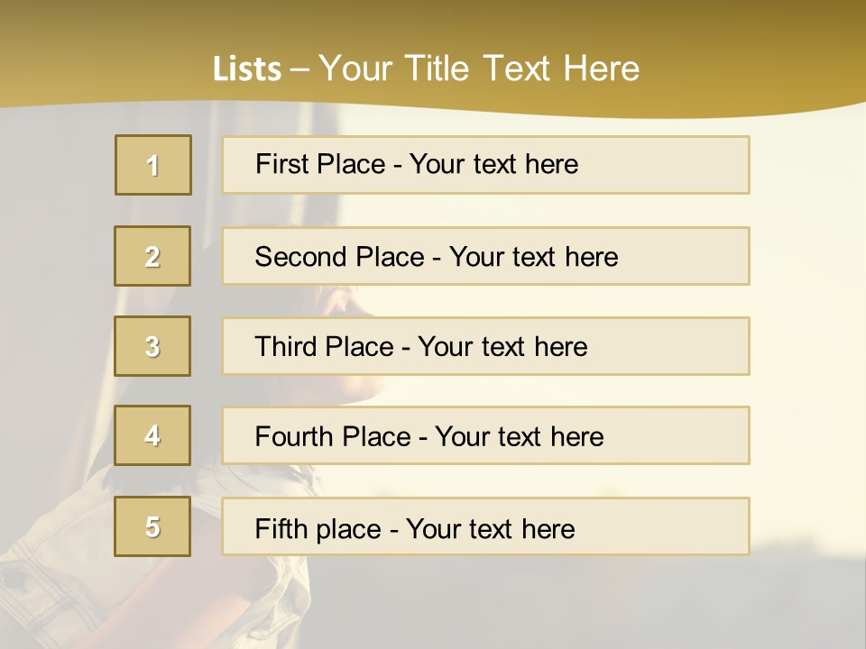 Sea White Sand PowerPoint Template