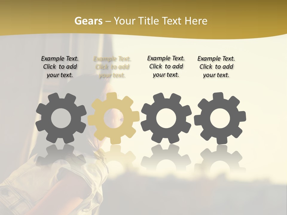 Sea White Sand PowerPoint Template